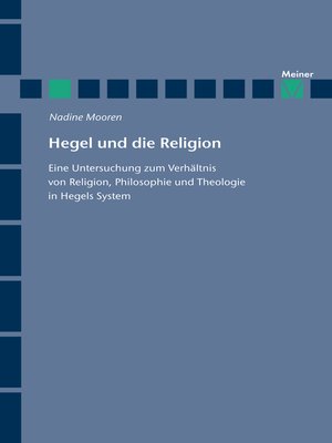 cover image of Hegel und die Religion